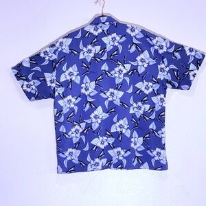 Floral Blue Men's Shirt